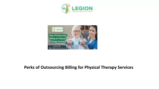 perks of outsourcing billing for physical therapy