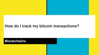 How do I track my bitcoin transactions28