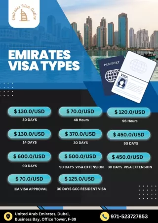 Emirates Visa Types