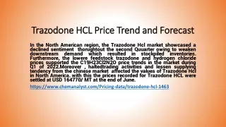 trazodone hcl price trend and forecast