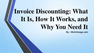 invoice discounting what it is how it works and why you need it
