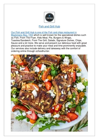 fish and grill hub