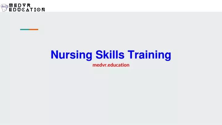 nursing skills training