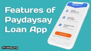 Features of Paydaysay Loan App