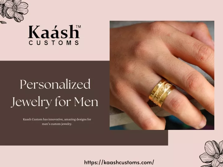 personalized jewelry for men