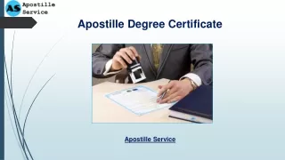 Apostille Degree Certificate