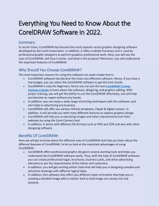 Everything You Need to Know About the CorelDRAW Software in 2022 (1)