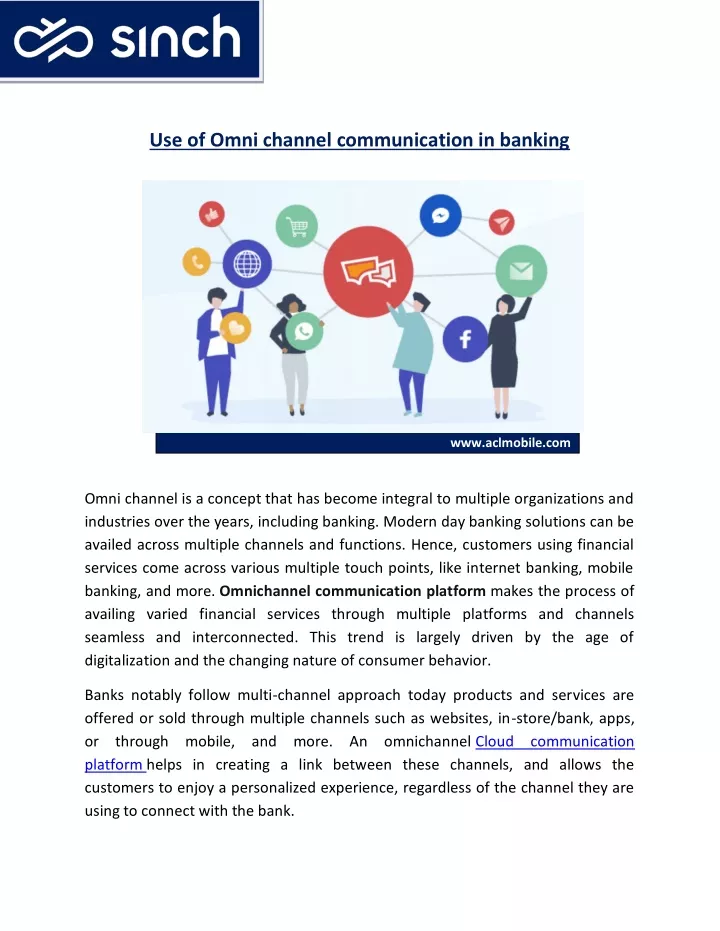 use of omni channel communication in banking