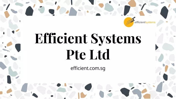 efficient systems pte ltd