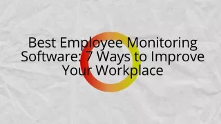 best employee monitoring software 7 ways