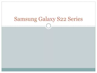 samsung galaxy s22 series