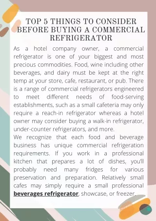 The importance of having an effective refrigeration system in India - Elanpro