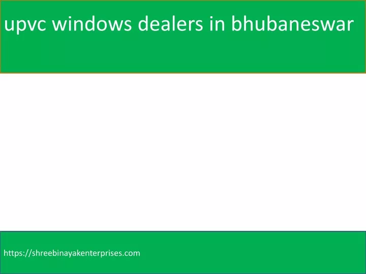 upvc windows dealers in bhubaneswar