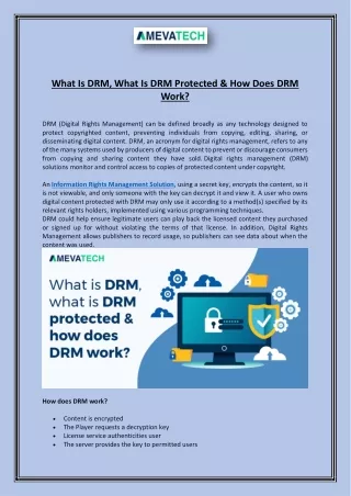 what is drm what is drm protected how does