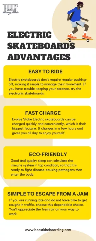 Evolve Stoke Electric Skateboards Advantages