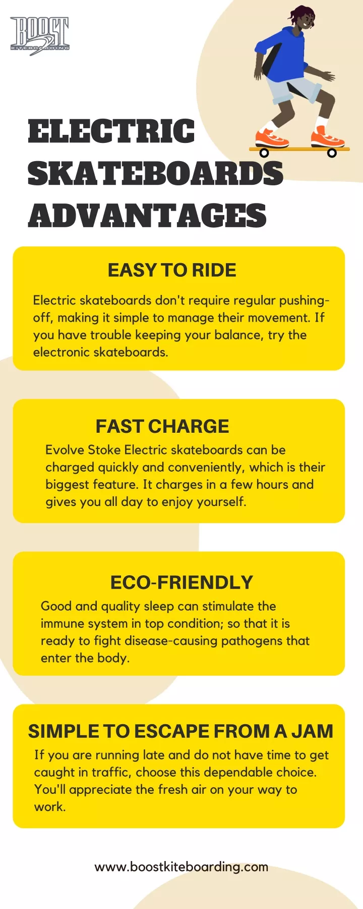 electric skateboards advantages