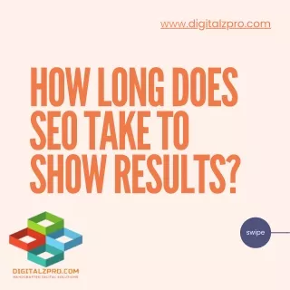 How long SEO takes to show result