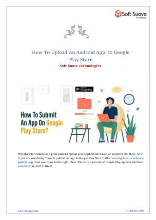 Upload An App To Google Play Store