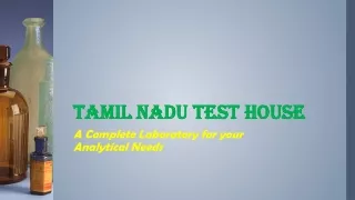 Tamil Nadu Test House Offers & Services