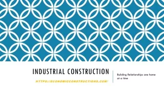 Industrial construction service in chennai