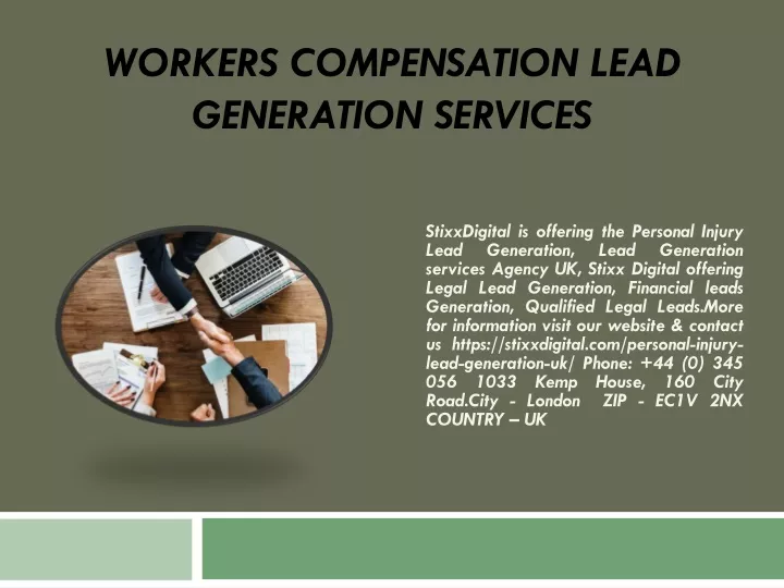 workers compensation lead generation services