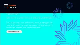 turnkeytown s smart contract development