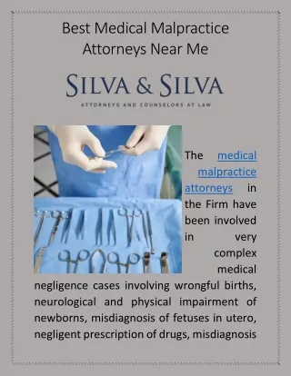 Best Medical Malpractice Attorneys Near Me