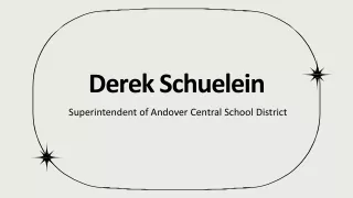 Derek Schuelein - An Accomplished Professional - New York