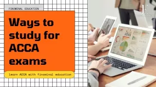 finominal education ways to study for acca exams