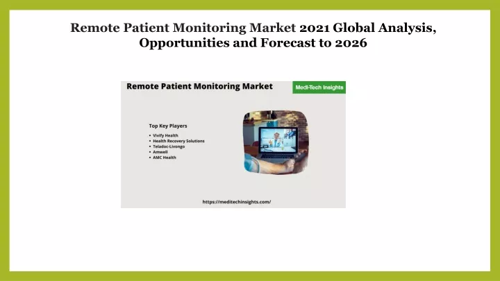remote patient monitoring market 2021 global