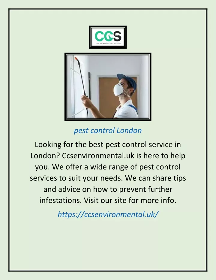 pest control london