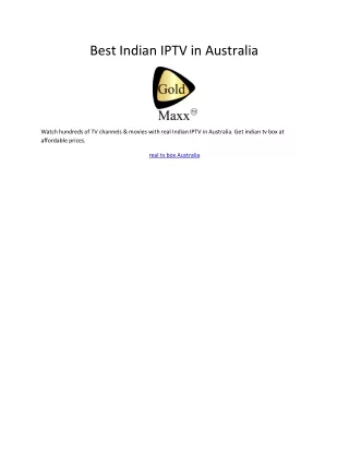 best indian iptv in australia