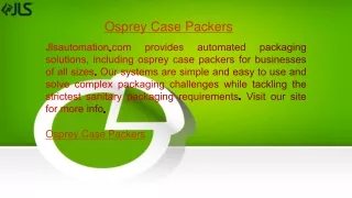 osprey case packers