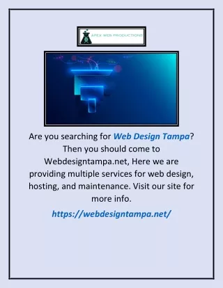 are you searching for web design tampa then
