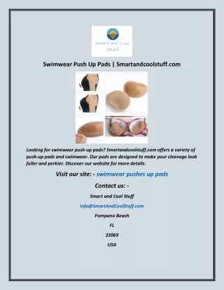 swimwear push up pads smartandcoolstuff com
