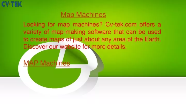 map machines