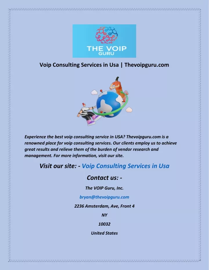 voip consulting services in usa thevoipguru com