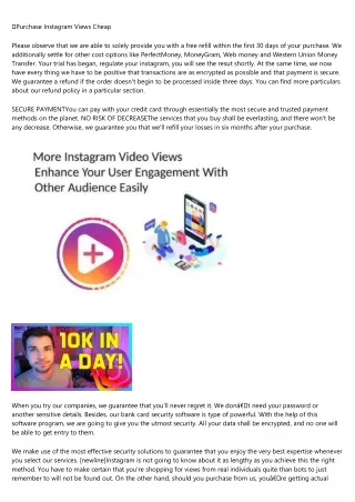 purchase instagram views cheap