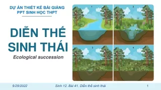 Sinh học 12 Bài 41: Diễn thế sinh thái