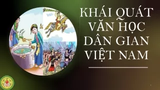 Bài giảng Ngữ văn Lớp 10 - Tuần 2: Khái quát văn học dân gian Việt Nam