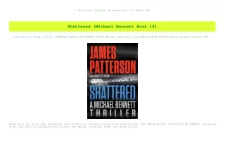 ^READ) Shattered (Michael Bennett Book 14) eBook PDF