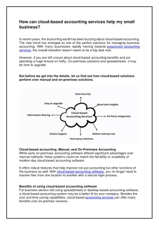 How cloud-based accounting services help my small business