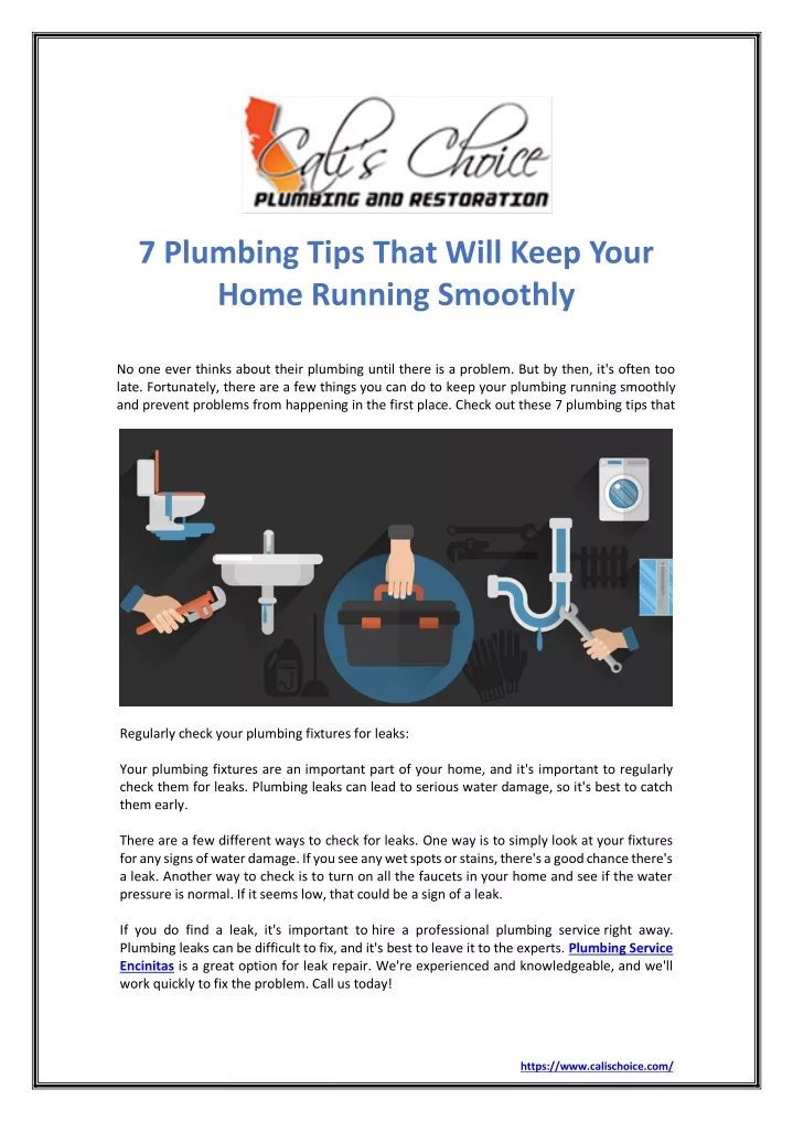 7 plumbing tips that will keep your home running