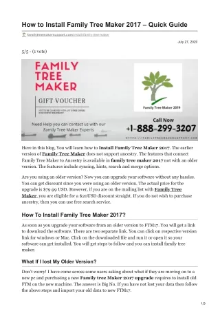 how to install family tree maker 2017 quick guide