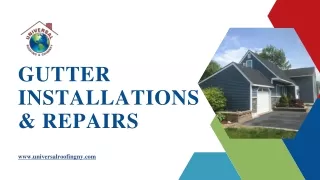 gutter installations repairs