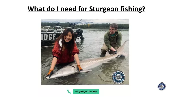 what do i need for sturgeon fishing