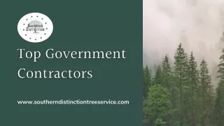 Top Government Contractors - Southerdistinctiontreeservice