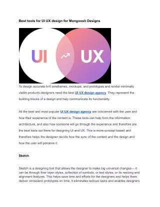 best tools for ui ux design for mongoosh designs