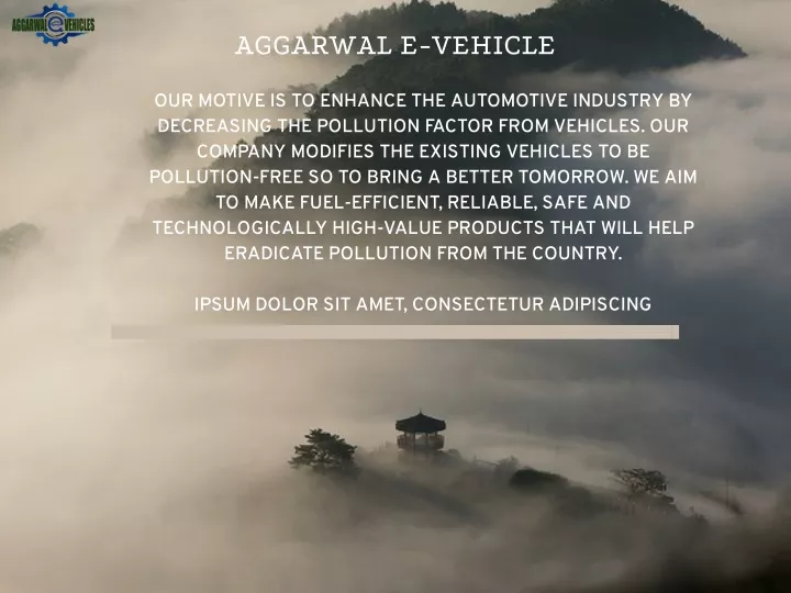 aggarwal e vehicle