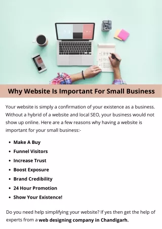 why website is important for small business